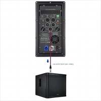 Amplificateur de puissance de classe D en gros, module d'amplification actif 2*500 Watts avec entrée carte son XLR pour haut-parleur de subwoofer