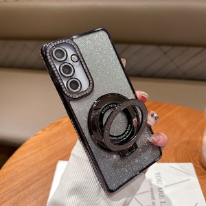 Funda de Teléfono de TPU Cromada para <span class=keywords><strong>Samsung</strong></span> Galaxy <span class=keywords><strong>S22</strong></span>/S23/S24/S25 Ultra/A05S/A15/A06, Brillante con Funciones de Carga Inalámbrica Magnética - Product Image 2