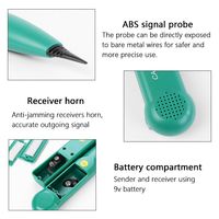 Probador profesional de rastreador de Cable MS6812, Detector LAN para UTP STP, Cable telefónico, diagnóstico de ubicación de punto de interrupción de tono