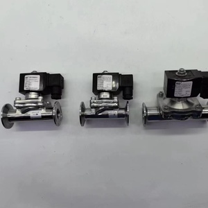 ZX400 Series Clamp Solenoid 220V Stainless Steel Normally Open Control - Product Image 1