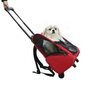 Custom Logo Patroon Sample Luxe Draagbare Kat Hond Rugzak Trolley Reizen Soft Pet Carrier Wandelwagen Reistas - Product Image 2