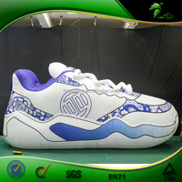 Chaussures de marche géantes gonflables pour l'eau Décoration publicitaire Chaussures flottantes personnalisées Jouet