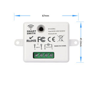 85V-240V 433MHz mini không dây nhà thông minh hệ thống 10A receiver module cho bóng đèn LED & Fan không dây điều khiển từ xa chuyển đổi ánh sáng - Product Image 2