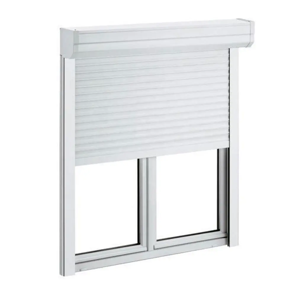 Xuất Hiện Đẹp Phổ Biến Bán Roller Shutter Window UPVC Cửa Sổ Trượt Với Roller Shutter