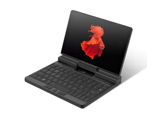 Inte Core Core 7-Inch Techniek Operaties Notebook Pc Handheld Mini Pocket Draagbare Notebook Pc Tablet 2 In 1 zwart 8G + 512G