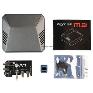 علبة أرجون ون لجهاز راسبيري باي 4B من سبائك الألومنيوم مع واجهة M.2 SSD ومروحة تبريد، ملحقات إلكترونية - Product Image 6