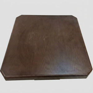 Plateau de table carré contemporain en placage de bois naturel durable avec finition peinte |   Table de restaurant sur mesure en gros - Product Image 1