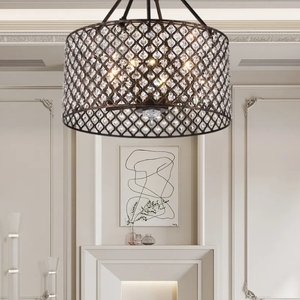 Gran oferta, candelabros de cristal LED de lujo modernos con iluminación de celo, luces colgantes de techo redondas para uso en hoteles - Product Image 1