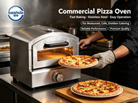 Four à pizza italien portable à gaz, écologique, pour la cuisson du pain et la torréfaction des noix, idéal pour l'extérieur