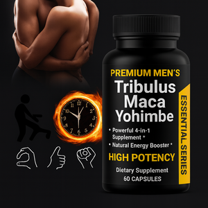 Agrandador masculino Espesar Mayor crecimiento Ashwagandha Ampliación de la raíz 60 cápsulas Cápsulas de mejora masculina para hombres - Product Image 2