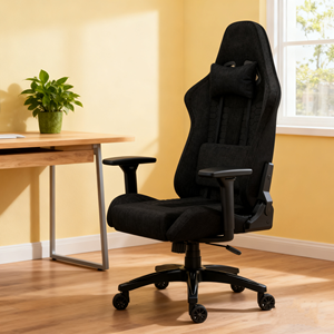 Chaise de jeu de course ergonomique <span class=keywords><strong>avec</strong></span> repose-pieds et massage lombaire, inclinaison à 165 °, accoudoirs 4D Siège de jeu haut de gamme - Product Image 4