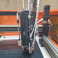Machine à points adhésifs CRETO-SH-1290Brushing pour la fabrication de sous-vêtements, distributeur de colle à points