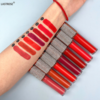 Kit de maquillage pour les lèvres 2 en 1, gloss à lèvres et crayon à lèvres, marque privée, imperméable, longue tenue, vegan, rouge à lèvres liquide mat