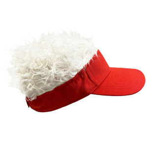 الرجال المرأة الجدة مسنبل الشعر قناع الشمس مضحك الغولف كاب الباروكة تونس العلم اللون بلغت ذروتها البيسبول مشجعي كرة القدم الباروكات قبعة - Product Image 4