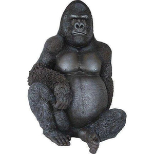 Alta calidad y Mejor Precio de jardín al aire libre grande sentado bronce gorila estatua - Product Image 2