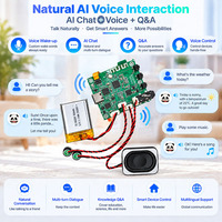 Module de jouet compagnon IA AISK, réveil vocal, service IA cloud intelligent pour questions et réponses, support de fabrication OEM pour robots IA / jouets IA Plus