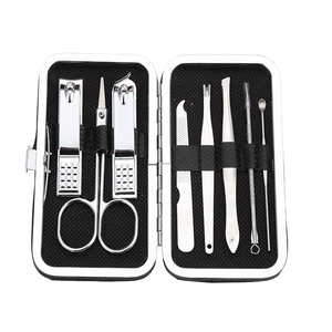 8-in-1 Stainless Steel Infant-Friendly Nail Clippers <b>Set</b> & Grooming Kit-Portable Professional Manicure & Pedicure <b>Box</b> Gift - Product Image 1