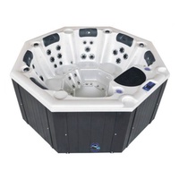 Portable meilleur redetube whirlpool balboa massage bain à remous spa extérieur acrylique bains à remous et jacuzzi baignoires de spa extérieures
