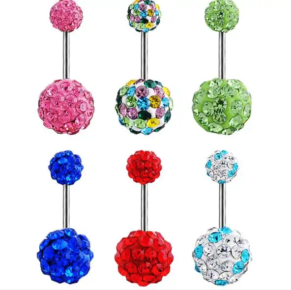 Shambhala crystal belly button sieraden zwangere belly button rings navel