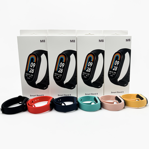 Pulsera de Fitness M8 <span class=keywords><strong>Fitpro</strong></span> 0.96 con Monitor de Ritmo Cardíaco, Reloj Inteligente, Pulsera Inteligente M7 para <span class=keywords><strong>Mi</strong></span> <span class=keywords><strong>Band</strong></span> <span class=keywords><strong>5</strong></span> 6, Precio al por Mayor - Product Image 2