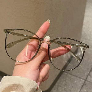 Monturas de gafas extragrandes para mujer Danyang 7216, montura completa, lentes de PC con protección contra la luz azul y anti UV para rostros redondos - Product Image 4