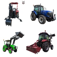 Tractor Cargador Versátil: Flexible, Estable y Excelente para Excavar, Cargar y Transportar