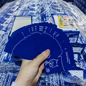 종이 재료의 어린이 야간 게임을위한 맞춤형 인쇄 가족 파티 메모리 카드 게임 - Product Image 4