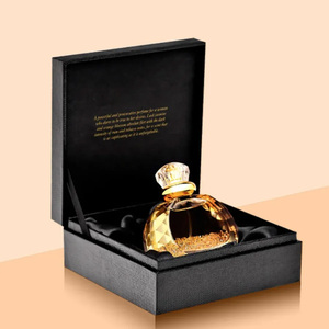 Giá Tốt Nhất Biểu Tượng Tùy Chỉnh Cuốn Sách Phong Cách Nước Hoa Hộp 2 Miếng Tinh Dầu Cứng Nhắc Hộp Bản Lề Nắp Từ Đóng Cửa Hộp Bao Bì - Product Image 3