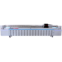 Impresora Digital de Inyección de Tinta para 5.3m, 4 Cabezales de Impresión Seiko1536, Impresora Automática de Pósteres con Tinta Solvente