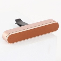 Diffuseur de parfum solide de luxe personnalisé 2024 pour voiture, parfum citron, avec clip de ventilation en alliage, rechargeable