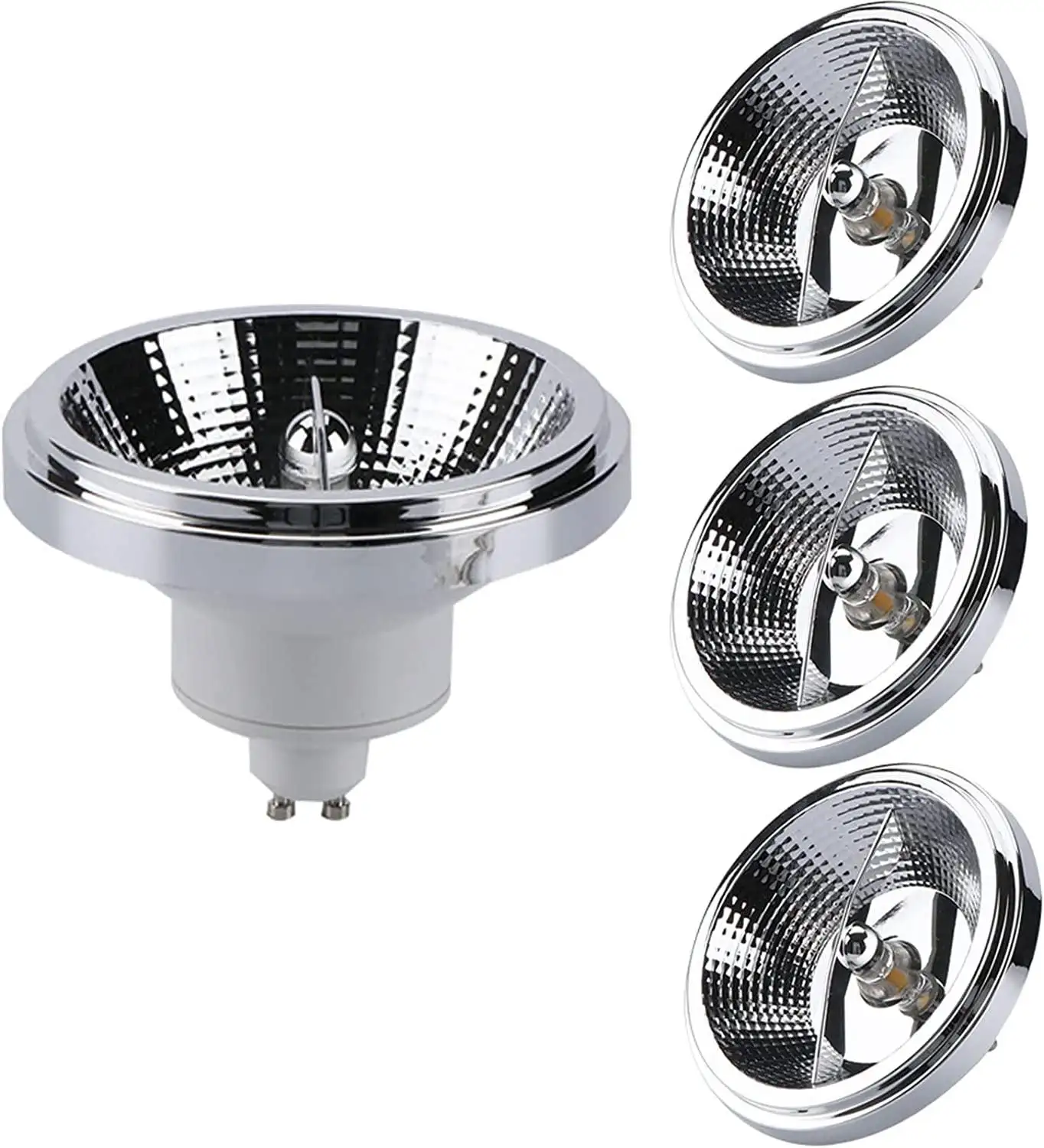 AR111 COB LED Spotlight 12W 18W adjustable lamp G53 GU10 bulb Beam Angle LED AC 170-240V embedded ceiling light source