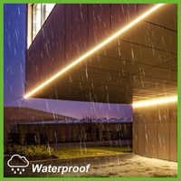 Intelamp Escalera Balcón Villa Cadena de luces Tira Impermeable Casa de hadas Exterior Solar LED Jardín Luz