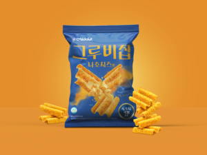 Groovy Chip Saveur Fromage Nacho, Croustilles Multicéréales à Base de Maïs Intégral, Assaisonnement Riche au Fromage, Croustillant et Savoureux, Snack Quotidien - Product Image 1