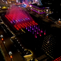 Fuente de Agua Programable a Gran Escala con Música, Luces y Espectáculo de Danza de Agua, Actuación Personalizada