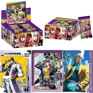 Caja de Cartas Coleccionables de JoJo's Bizarre Adventure, Personajes Kujo Jotaro y <span class=keywords><strong>Kakyoin</strong></span> Noriaki, Anime JOJO, Cartas de Batalla - Product Image 1