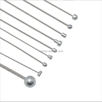 Kit de suspension d'image de fil en acier inoxydable de 1.5mm Assemblage de câble métallique en acier inoxydable avec borne à bille