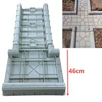 Molde de plástico ABS prefabricado para piedra de jardín, para pilar de puerta exterior con refuerzo de varilla de alta resistencia