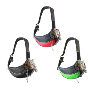 Pet Dog Cat Crossbody Carrier Breathable Mesh <b>Small</b> Pet Shoulder Bag Outdoor Travel <b>Backpack</b> Semi Circle Shape - Product Image 5