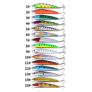<span class=keywords><strong>Meilleur</strong></span> leurre de pêche artificiel de 8.5g pour la pêche <span class=keywords><strong>à</strong></span> l'achigan pour les poissons d'eau douce <span class=keywords><strong>Saumon</strong></span> pour les rivières lacs ruisseaux ABS - Product Image 2