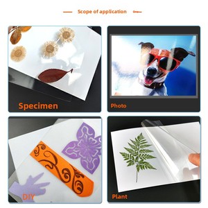 Pellicola per laminazione a freddo in PVC all'ingrosso A4, lucida, opaca, satinata, trasparente, protettiva, 5 pollici, A6, glitter, effetto occhio di gatto, adesiva per foto - Product Image 4