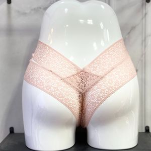 Manufacturer Wholesales New Fashionable High Waisted Lace Embroidered Underwear for Women <b>Elastic</b> Hollow Hot Pants - Product Image 5