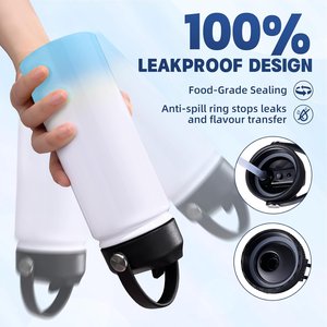 25 Pack Sublimation Tumbler Bulk 20oz Skinny Straight Double Wall Stainless Steel Tumblers with Portable Handle Individually Box - Product Image 3