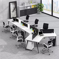 Mobilier de bureau design moderne Panneau de qualité Table de bureau en bois à prix compétitif