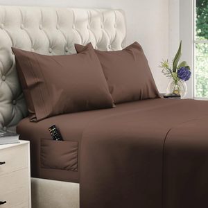 Set di Lenzuola Serie 1500 |   Biancheria da Letto Ultra Morbida e Fresca per Hotel - Tasche Profonde - Resistente a Rughe, Macchie e Sbiadimento - Product Image 4
