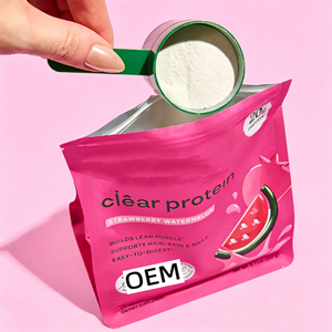 Poudre de mélange de protéines de lactosérum rafraîchissante OEM/OBM |   20g de protéines, boisson légère et fruitée, poudre de protéines exclusive <span class=keywords><strong>pour</strong></span> femmes - Product Image 2