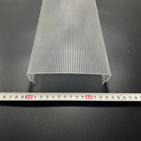 Diffuseur prismatique enveloppant personnalisé Bming Modern Extensive Line, en polycarbonate transparent haute luminosité
