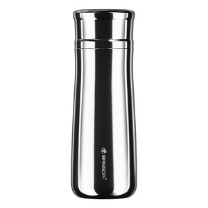 Vaso de aislamiento al vacío de doble pared de galvanoplastia, botella de agua recta de acero inoxidable con tapa, botella de agua potable - Product Image 1