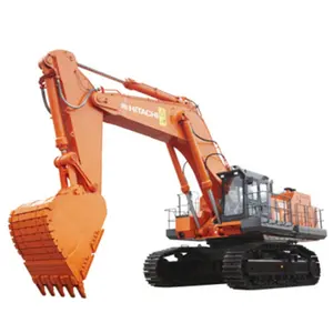 Phổ biến được sử dụng Digger Hitachi ex1200 thứ hai tay Digger 120 tấn sử dụng máy xúc trong kho lớn nặng máy xúc