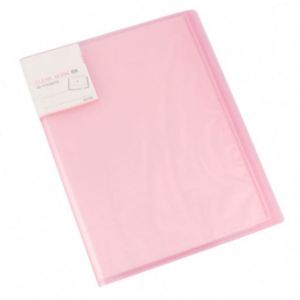A4 Clear Sleeves 40 Pocket Presentation Book Plastic Sleeves 2 Pcs Binder Sheet Protectors Portfolio Book <b>Folder</b> Display - Product Image 5