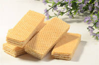 Biscuits sandwich aromatisés à la crème/lait certifiés halal chinois Gaufrettes croustillantes avec emballage de boîte de Sachet de goût sucré